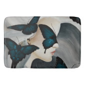 ブルーバタフライマスカレード バスマット (正面)