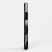 ブルーバタフライマスクレードエレガントファンタジー Case-Mate iPhoneケース (裏面/右)