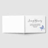 ブルーバタフライメモリアル葬儀記念 ゲストブック (全面)