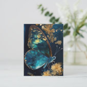 ブルーバタフライモスポストカード ポストカード (スタンド正面)