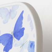 ブルーバタフライモノグラム名 ピックルボールラケット (左詳細)