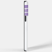 ブルーバタフライラベンダーパーソナライズされた Case-Mate iPhoneケース (裏面 / 右)