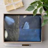 ブルーバタフライランドスケープデコペティッシュペーパー 薄葉紙 (ギフト)