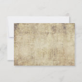 ブルーバタフライヴィンテージ日付カードの保存 セーブザデート (裏面)