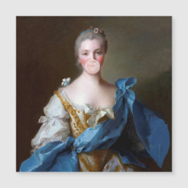 ブルーバタフライ付きバブルガムディーバサンキューカード