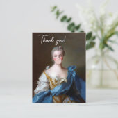 ブルーバタフライ付きバブルガムディーバサンキューカード ポストカード (スタンド正面)