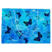 ブルーバタフライ抱き枕 ラージペーパーバッグ (裏面)