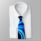 ブルーバタフライ抽象芸術 ネクタイ (タイ)