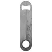 ブルーバタフライ素朴バーパーソナライズされた鍵 スピード栓抜き (裏面)