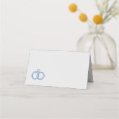 ブルーバタフライ結婚ズ座席表 プレイスカード (裏面)