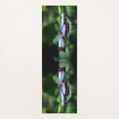 ブルーバタフライ自然クローズアップパーソナライズされた ヨガマット (正面)