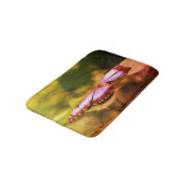 ブルーバタフライ自然抽象芸術 動揺して バスマット (アングル)