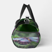 ブルーバタフライ自然 パーソナライズされた ダッフルバッグ (右)