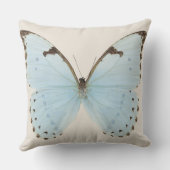 ブルーバタフライ装飾用クッション クッション (裏面)