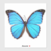 ブルーバタフライ1 シール (シート)