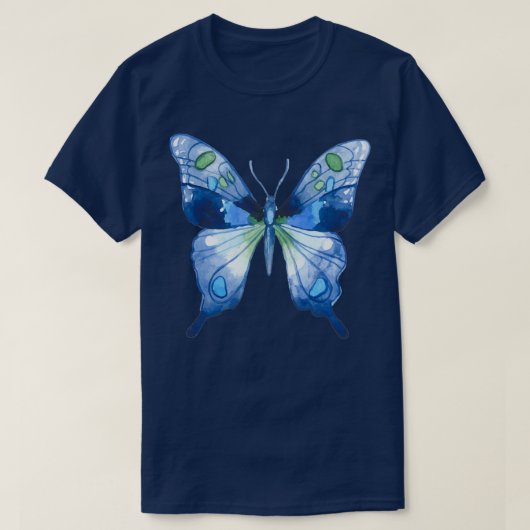 ブルーバタフライ2 Tシャツ (デザイン正面)