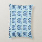 ブルーバタフライ アクセントクッション (裏面(縦))