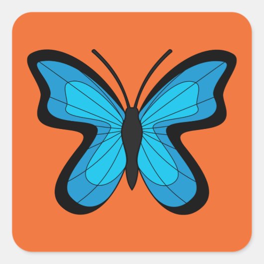 ブルーバタフライ スクエアシール (正面)