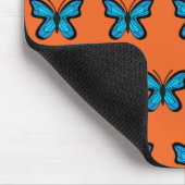 ブルーバタフライ マウスパッド (コーナー)