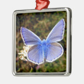 ブルーバタフライ メタルオーナメント (左)