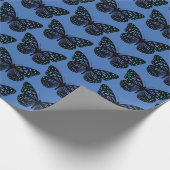 ブルーバタフライ ラッピングペーパー (角)