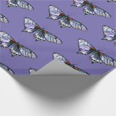 ブルーバタフライ ラッピングペーパー (角)