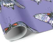 ブルーバタフライ ラッピングペーパー (ロールコーナー)
