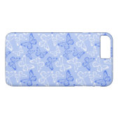 ブルーバタフライ Case-Mate iPhoneケース (裏面(横))