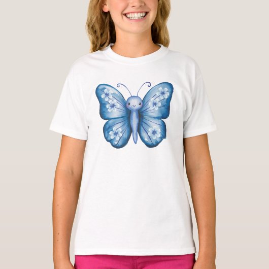 ブルーバタフライ Tシャツ (正面)