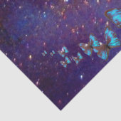 ブルーバターフライ美しい付き自然 薄葉紙 (詳細)