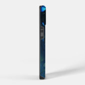 ブルーバターフリース iPhoneケース (右側面)