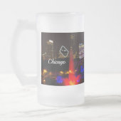 ブルーバッキンガム噴水曇りガラスビアマグ フロストグラスビールジョッキ (左)