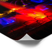 ブルーバッキンガム噴水 ポスター (角)