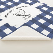 ブルーバッファロープレイドファームチキンシェルパブランケット シェルパブランケット (3/4)