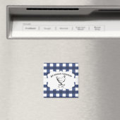 ブルーバッファロープレイドファームチキンマグネット マグネット (インサイチュ (食洗機))
