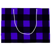 ブルーバッファローラージプレイド ラージペーパーバッグ (裏面)