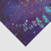 ブルーバテラフライ美しいイン自然ティッシュペーパー 薄葉紙 (詳細)