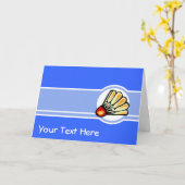 ブルーバドミントン カード (黄色い花)