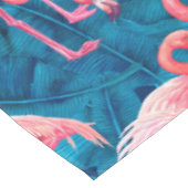 ブルーバナナのフラミンゴ葉ス テーブルクロス (アングル)