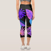 ブルーバナナバンチトロピカルフォレスト カプリレギンス (裏面)