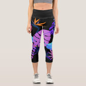 ブルーバナナバンチトロピカルフォレスト カプリレギンス (正面)