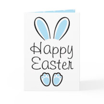 ブルーバニーイヤーアンドトゥーズ男の赤ちゃんファーストイースター