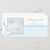 ブルーバニーイースターフォトカード シーズンカード (正面/裏面)