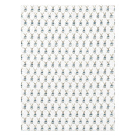 ブルーバニーイースター テーブルクロス