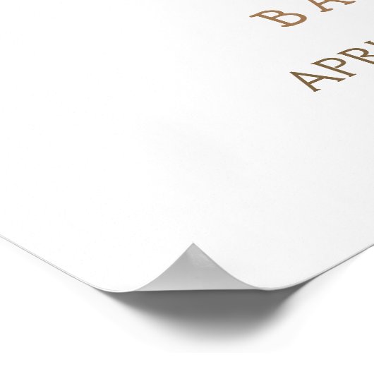 ブルーバニーエアバルーン赤ちゃんシャワーへようこそ ポスター (角)