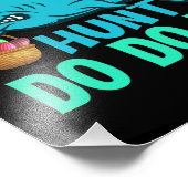 ブルーバニー耳シャークイースターエッグ狩り フォトプリント            (角)