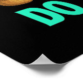 ブルーバニー耳シャークイースターエッグ狩り ポスター (角)