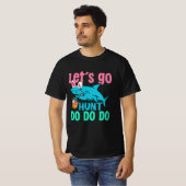 ブルーバニー耳シャークイースターエッグ狩り Tシャツ (正面フル)