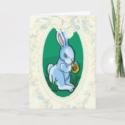 ブルーバニー遊のイースターカード シーズンカード (正面)