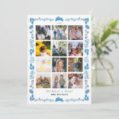 ブルーバニー フォークアート 1年を振り返る 12枚の写真 シーズンカード (スタンド正面)